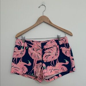 Lilly Pulitzer Ellie Shorts Gimme Some Leg Pink Flamingo Shorts